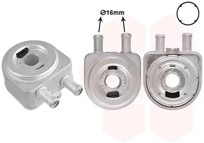 Ölkühler, Motoröl VAN WEZEL 82003472 Bild Ölkühler, Motoröl VAN WEZEL 82003472