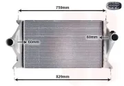 Ladeluftkühler VAN WEZEL 82004337