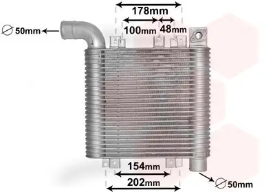 Ladeluftkühler VAN WEZEL 82004359 Bild Ladeluftkühler VAN WEZEL 82004359