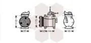 Kompressor, Klimaanlage 12 V VAN WEZEL 8200K217