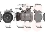 Kompressor, Klimaanlage VAN WEZEL 8200K222