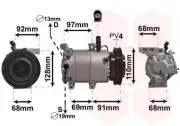 Kompressor, Klimaanlage VAN WEZEL 8200K412