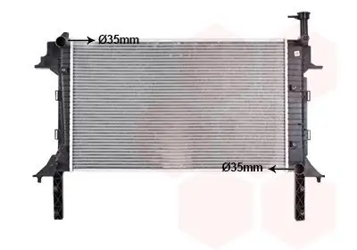 Kühler, Motorkühlung VAN WEZEL 82012745 Bild Kühler, Motorkühlung VAN WEZEL 82012745