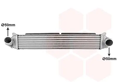 Ladeluftkühler VAN WEZEL 82014726