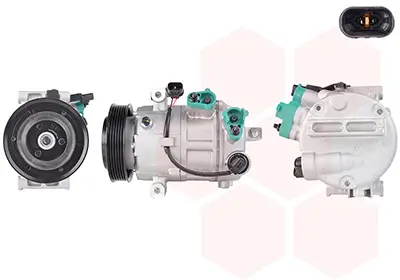 Kompressor, Klimaanlage 12 V VAN WEZEL 8201K738 Bild Kompressor, Klimaanlage 12 V VAN WEZEL 8201K738