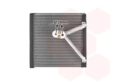 Verdampfer, Klimaanlage VAN WEZEL 8201V703