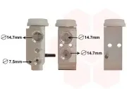 Expansionsventil, Klimaanlage VAN WEZEL 83001195
