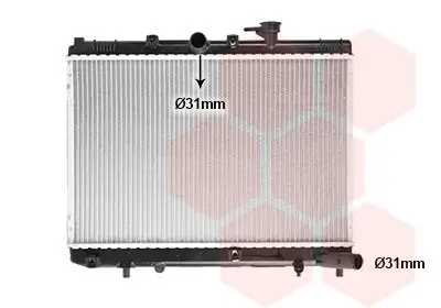 Kühler, Motorkühlung VAN WEZEL 83002050
