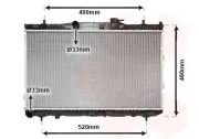 Kühler, Motorkühlung VAN WEZEL 83002074