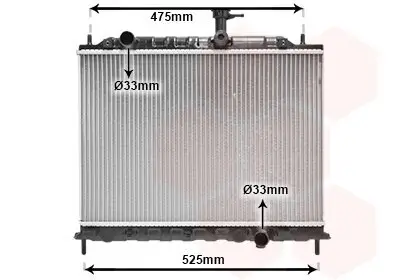 Kühler, Motorkühlung VAN WEZEL 83002079