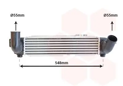 Ladeluftkühler VAN WEZEL 83004141 Bild Ladeluftkühler VAN WEZEL 83004141