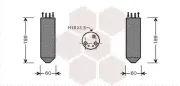 Trockner, Klimaanlage VAN WEZEL 8300D042