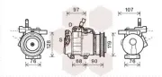 Kompressor, Klimaanlage VAN WEZEL 8300K161