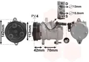 Kompressor, Klimaanlage VAN WEZEL 8300K168