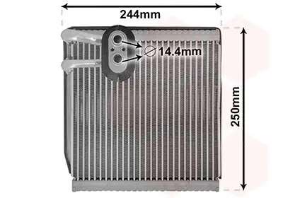 Verdampfer, Klimaanlage VAN WEZEL 8300V199 Bild Verdampfer, Klimaanlage VAN WEZEL 8300V199