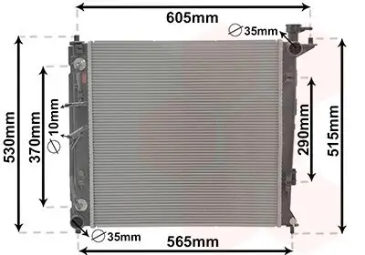 Kühler, Motorkühlung VAN WEZEL 83012711 Bild Kühler, Motorkühlung VAN WEZEL 83012711