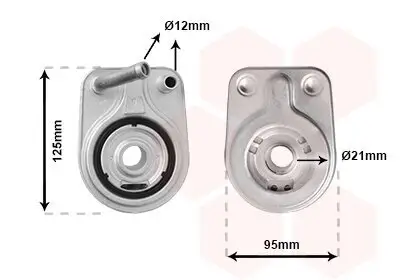 Ölkühler, Motoröl VAN WEZEL 83013700