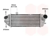 Ladeluftkühler VAN WEZEL 83014700