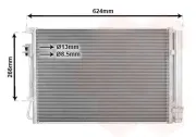 Kondensator, Klimaanlage VAN WEZEL 83015709