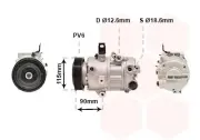 Kompressor, Klimaanlage 12 V VAN WEZEL 8301K711