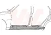 Einstiegsblech links VAN WEZEL 5834103