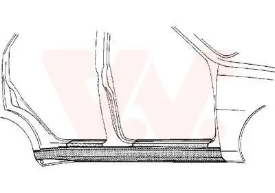 Einstiegsblech VAN WEZEL 7615104