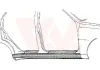 Einstiegsblech rechts VAN WEZEL 5835104