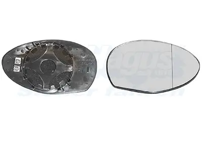 Spiegelglas, Außenspiegel rechts VAN WEZEL 0147838
