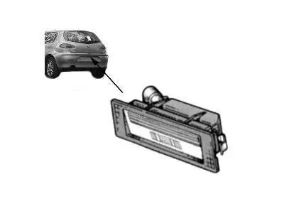 Kennzeichenleuchte Stoßfänger VAN WEZEL 0147920