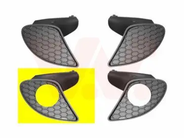 Lüftungsgitter, Stoßfänger vorne rechts VAN WEZEL 0148594