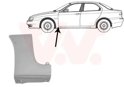 Kotflügel vorne links VAN WEZEL 0156155