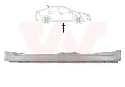 Einstiegsblech rechts VAN WEZEL 0160104 Bild Einstiegsblech rechts VAN WEZEL 0160104