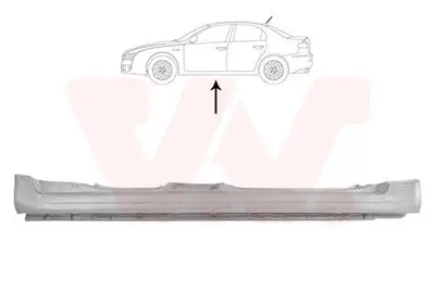 Einstiegsblech links VAN WEZEL 0160103 Bild Einstiegsblech links VAN WEZEL 0160103