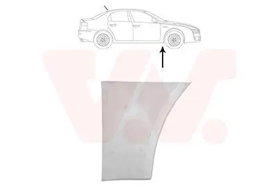 Kotflügel vorne rechts VAN WEZEL 0160156