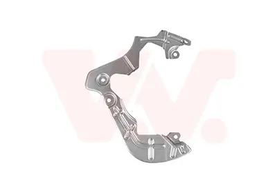 Spritzblech, Bremsscheibe Vorderachse links VAN WEZEL 0180371