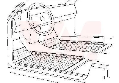 Karosserieboden vorne rechts innen VAN WEZEL 0201286 Bild Karosserieboden vorne rechts innen VAN WEZEL 0201286