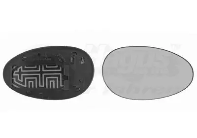 Spiegelglas, Außenspiegel rechts VAN WEZEL 0211838 Bild Spiegelglas, Außenspiegel rechts VAN WEZEL 0211838