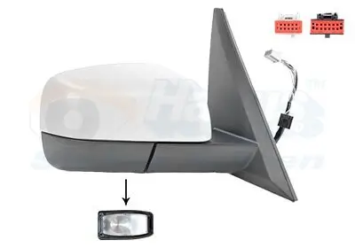 Außenspiegel rechts VAN WEZEL 0243828 Bild Außenspiegel rechts VAN WEZEL 0243828