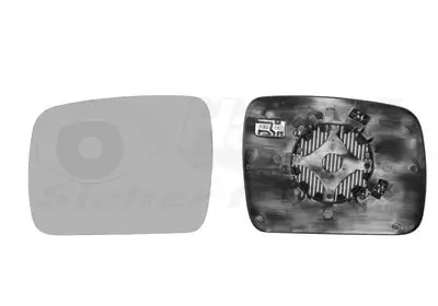 Spiegelglas, Außenspiegel links VAN WEZEL 0250837 Bild Spiegelglas, Außenspiegel links VAN WEZEL 0250837