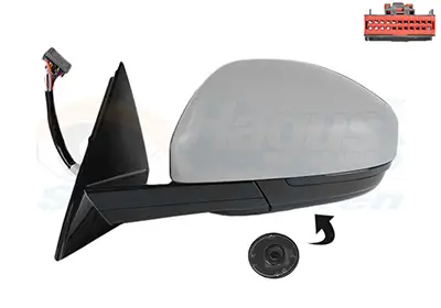 Außenspiegel links VAN WEZEL 0266817 Bild Außenspiegel links VAN WEZEL 0266817