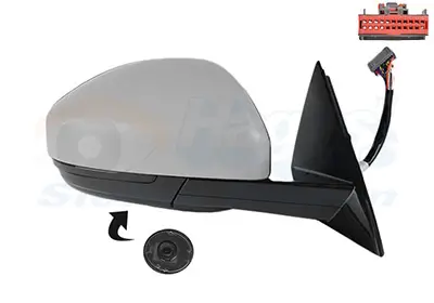 Außenspiegel rechts VAN WEZEL 0266818 Bild Außenspiegel rechts VAN WEZEL 0266818