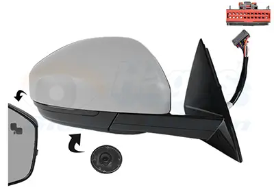 Außenspiegel rechts VAN WEZEL 0266826