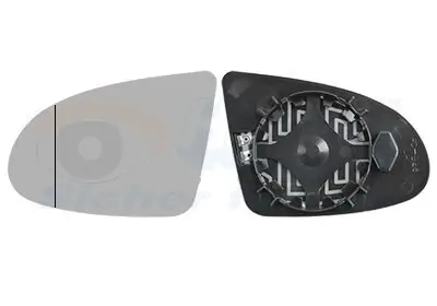 Spiegelglas, Außenspiegel links VAN WEZEL 0302837 Bild Spiegelglas, Außenspiegel links VAN WEZEL 0302837