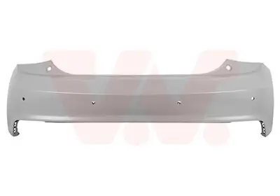 Stoßfänger hinten VAN WEZEL 0304545