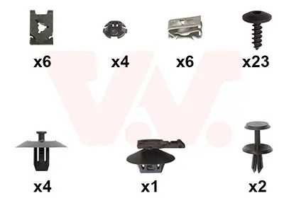 Montagesatz, Stoßfänger vorne VAN WEZEL 0304794