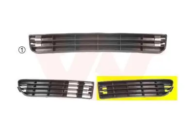 Lüftungsgitter, Stoßfänger vorne links VAN WEZEL 0314503