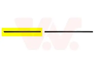 Zier-/Schutzleiste, Tür hinten rechts VAN WEZEL 0315426