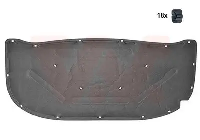 Motorraumdämmung Motorhaube VAN WEZEL 0315460