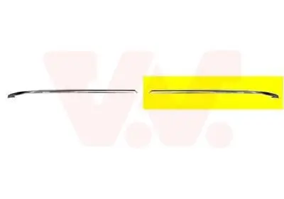 Zier-/Schutzleiste, Stoßfänger vorne links an Hauptscheinwerfer VAN WEZEL 0317581