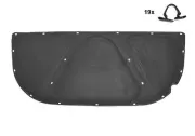 Motorraumdämmung Motorhaube VAN WEZEL 0325460
